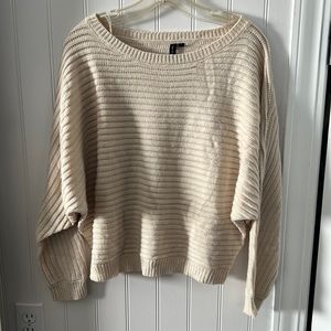 Cream sweater, medium